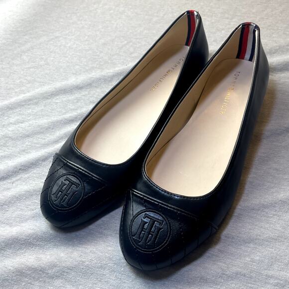 Tommy Hilfiger Shoes - Tommy Hilfiger Black Ballet Flats Preppy Old Money 7.5 New Professional Shoes
